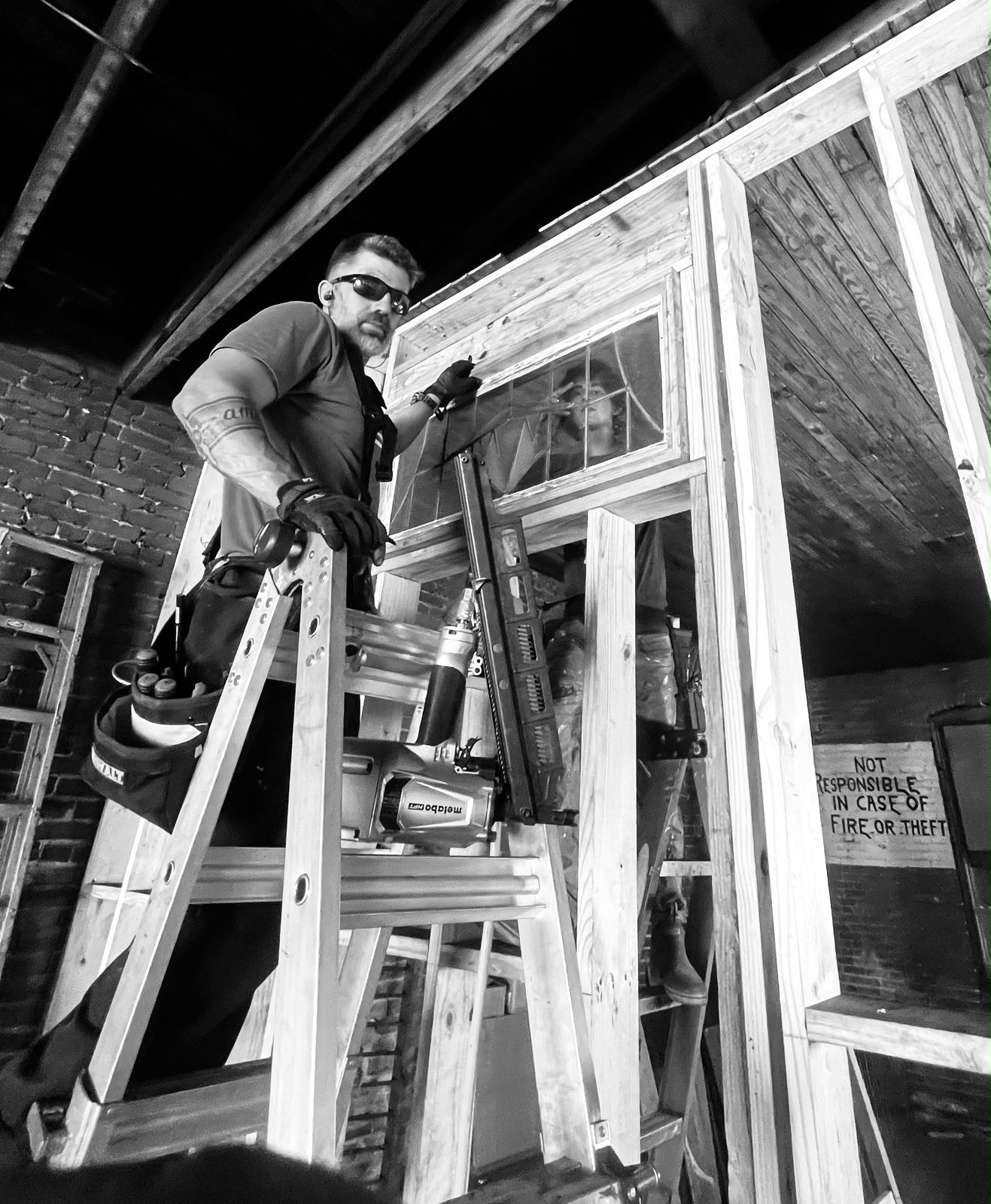 Framing a window wall