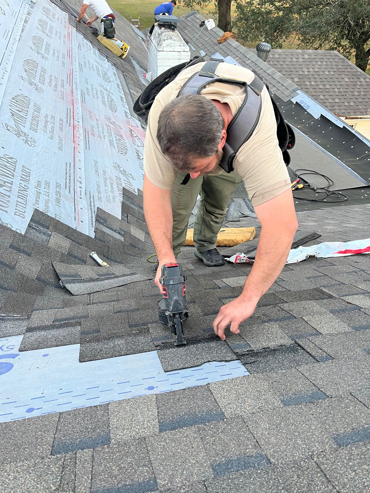 Laying new architectural shingles