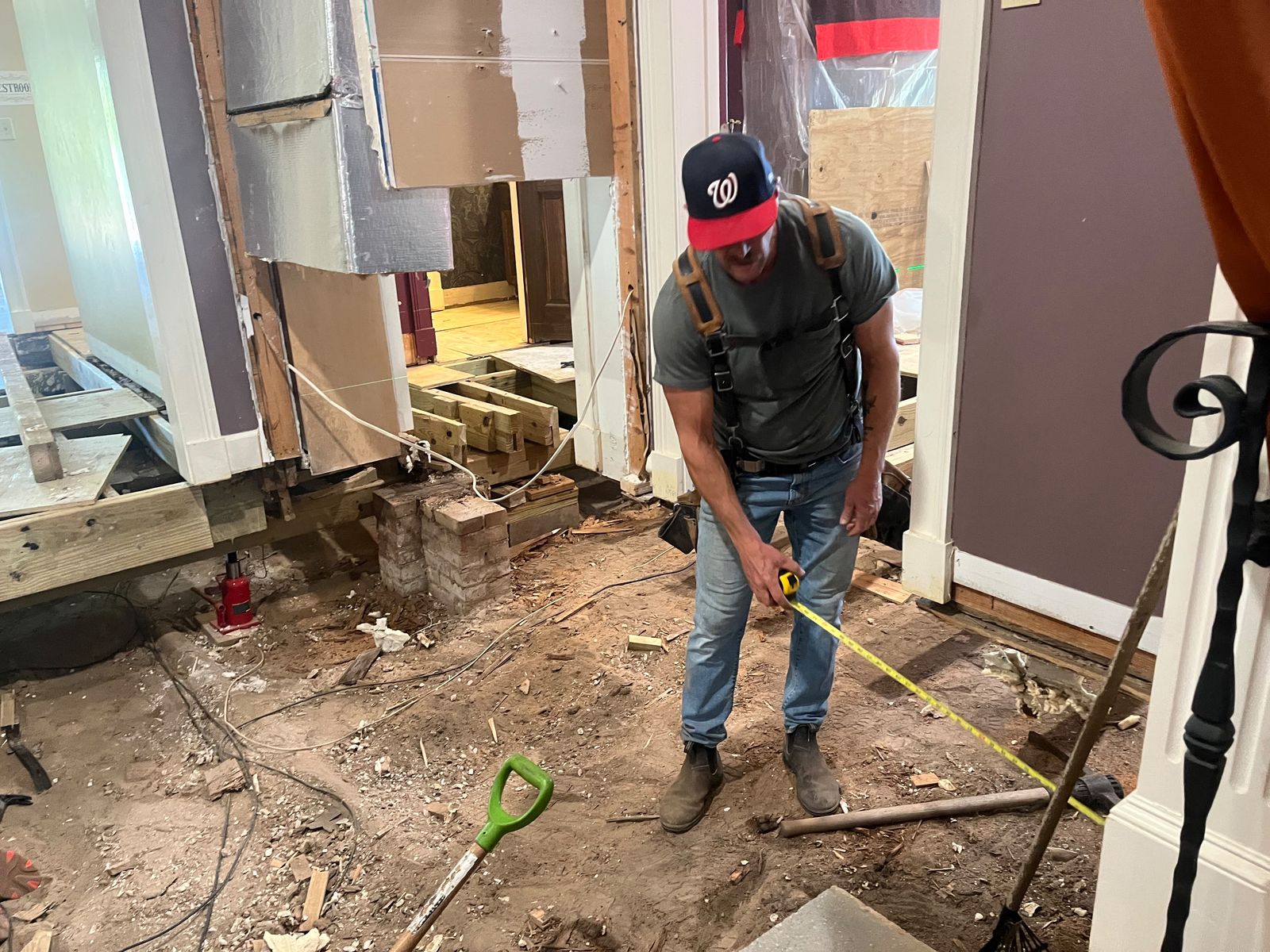 Rebuilding a floor system