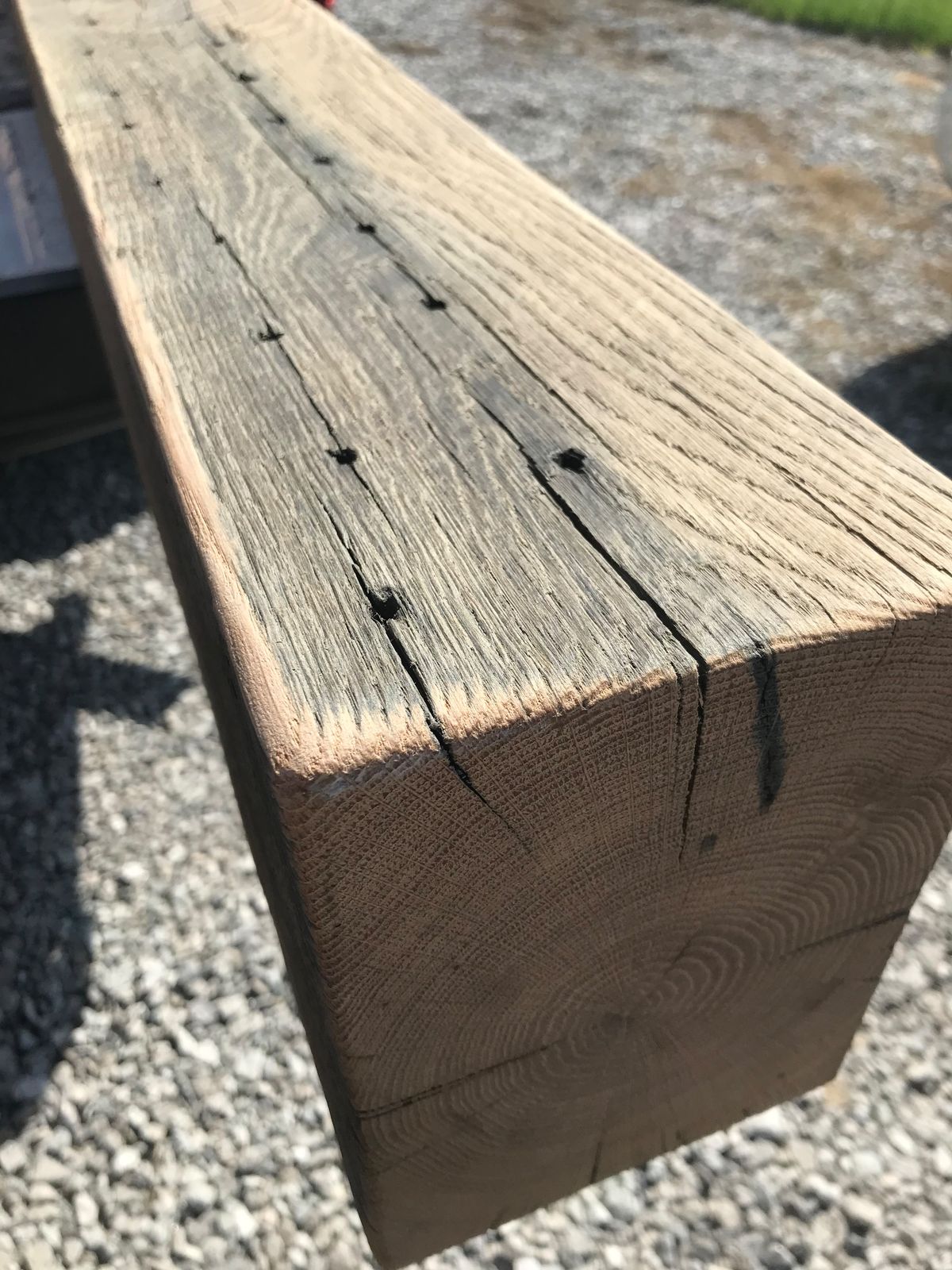 Reclaimed timber beam